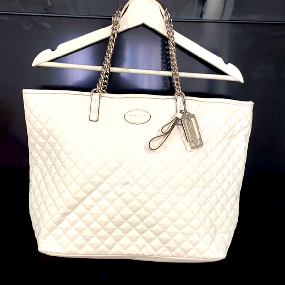 Coach Tote bag in white -Brand New - Picture 1 of 4